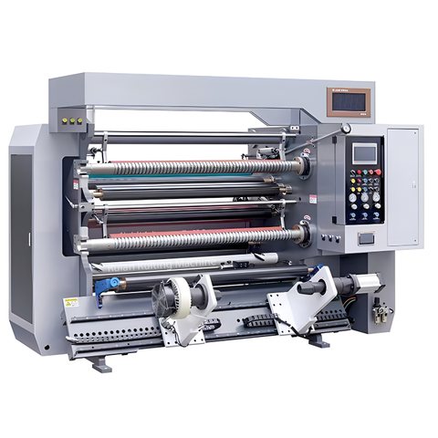 Autom&aacute;tico 1300 Ancho Adhesivo High Speed ​​Adhesivo Pel&iacute;cula Bopp Rollo de pel&iacute;cula a Roll Slitter Rewind M&aacute;quina