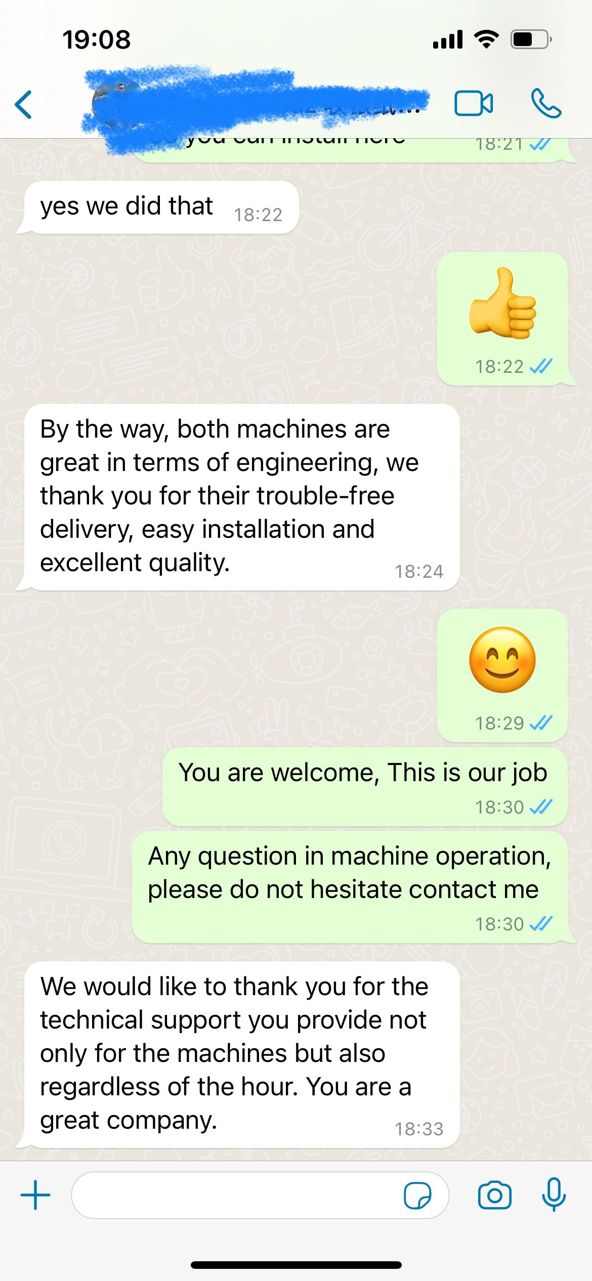 Revisión positiva de la máquina de impresión flexo