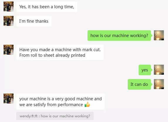 Revisiones de clientes para 3+3 Color Flexo Printing Press 1