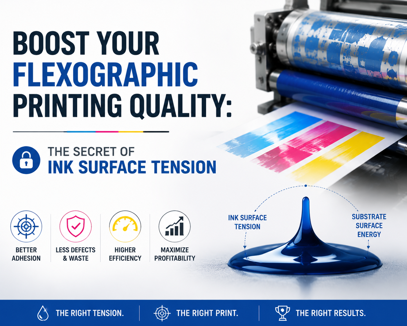 Aumente la calidad de su impresi&oacute;n flexogr&aacute;fica: el secreto de la tensi&oacute;n superficial de la tinta